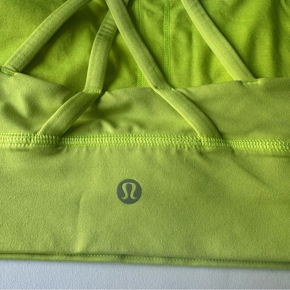 Lululemon Athletic Green Intimates Sports Bra (missing stitch shown in pictures) - Picture 2 of 6